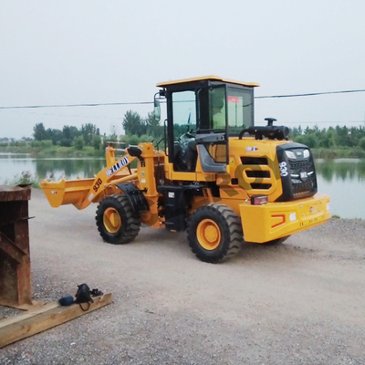 Mechanical Transmission(3F+2R) Mini Articulated  Wheel  Loader,Disc Brake Articulated Front