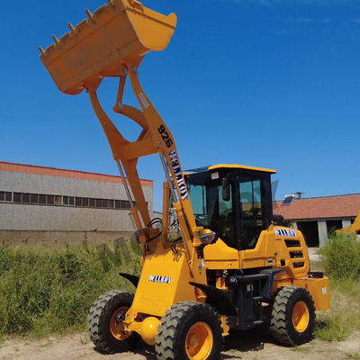 Hydraulic Wheeled Loading Shovels 1.5 Ton Wheel Loader 1500 Kg Rate Load 2400RPM