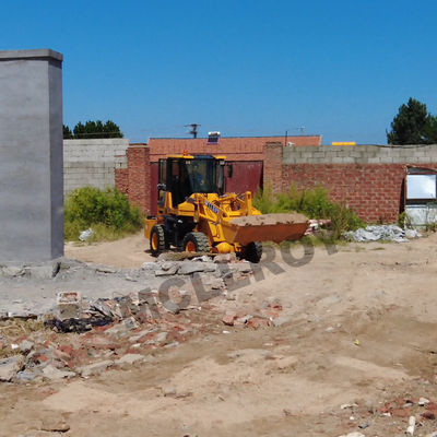 Hydraulic Wheeled Loading Shovels 1.5 Ton Wheel Loader 1500 Kg Rate Load 2400RPM