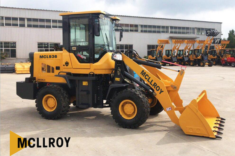 Front End Wheel Loader Machine Small 2.5 Ton With 5300kg Operating Weight