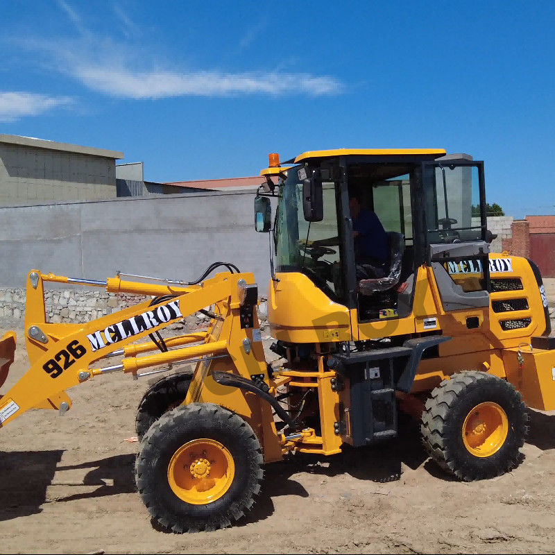 Small Articulating Front End Wheel Loader Machine 0.6-1.0M3 Bucket Capacity