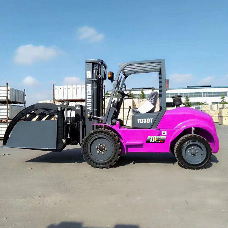 Overall Length 4160 /3090 Mm High Speed Rough Terrain Forklift Truck Total Weight 4900 KG Safe