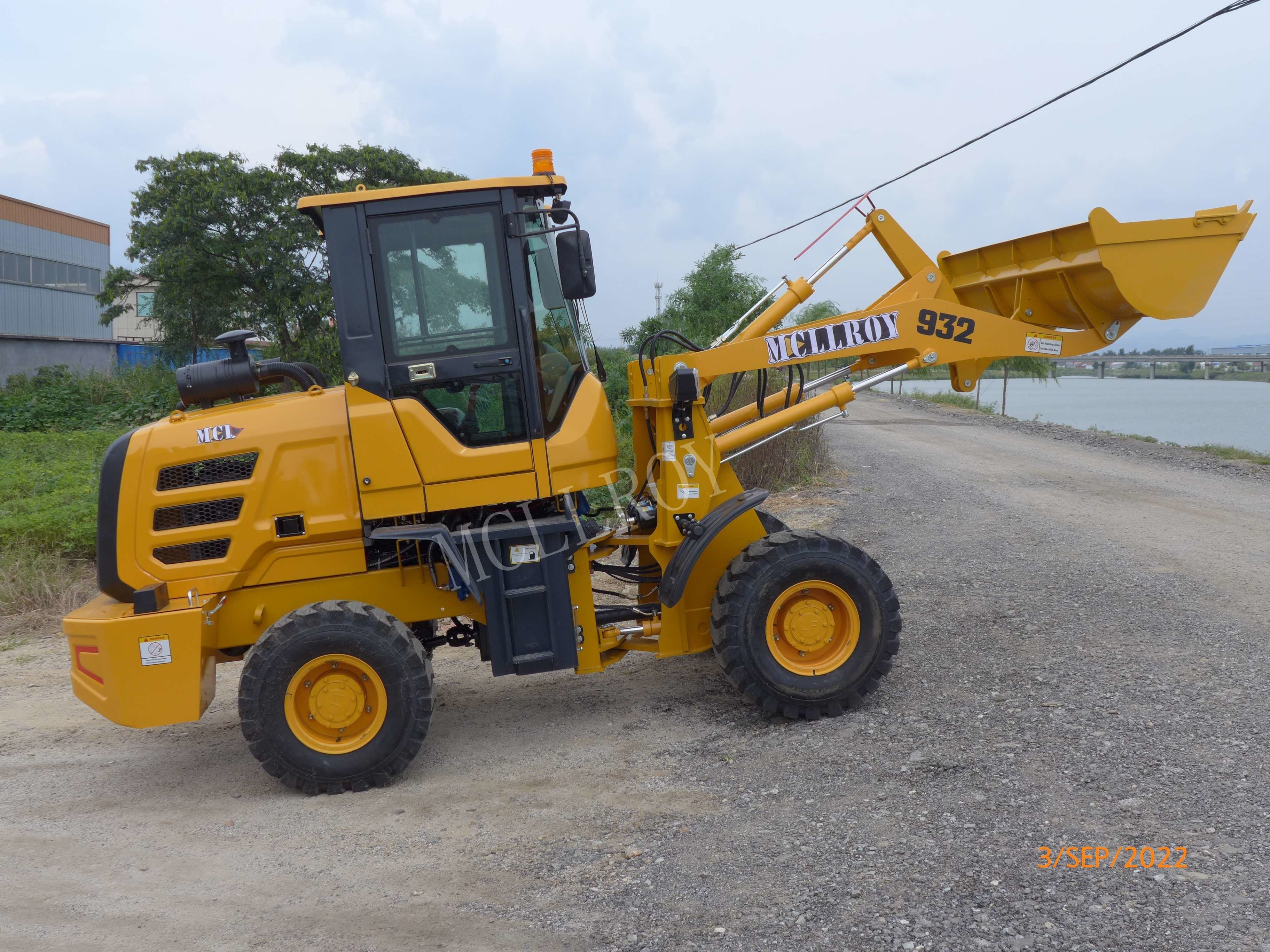 1.0m3 Bucket Front Head Wheel Loader Yun Nei 490 Supercharged