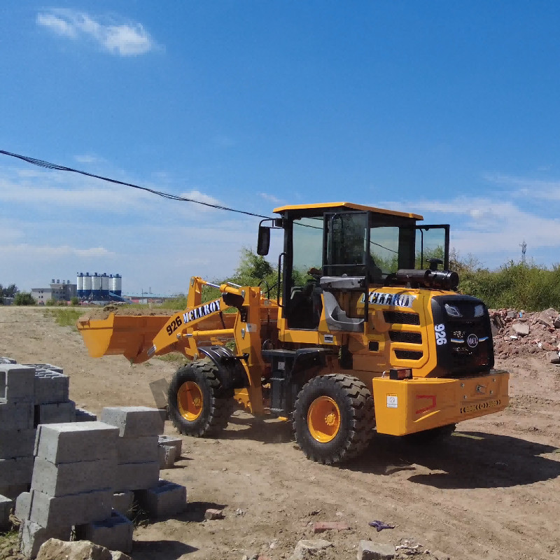 Hydraulic Wheeled Loading Shovels 1.5 Ton Wheel Loader 1500 Kg Rate Load 2400RPM