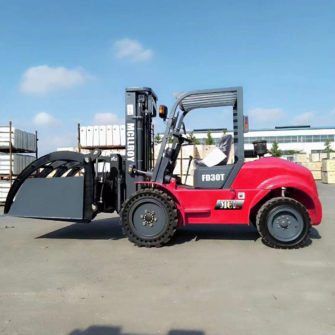 Customizable Diesel All-terrain Forklift Truck Max. Lifting Speed full Loading  600 Mm/s