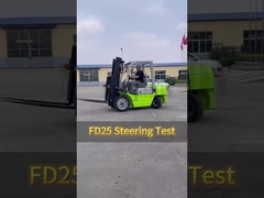 आईसी डीजल काउंटरवेट फोर्कलिफ्ट FD25 2.5 टन बहुविध लगाव वैकल्पिक के लिए