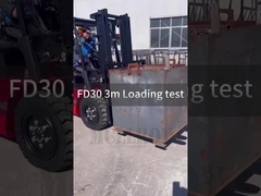 MCLLROY FD30 फोर्कलिफ्ट साइड शिफ्ट और लोडिंग टेस्ट